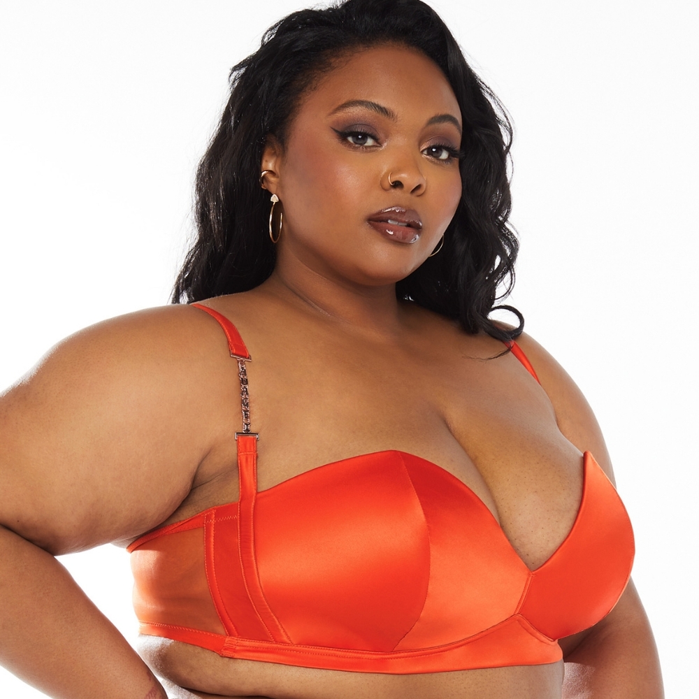 SAVAGEXFENTY Sharp Satin Bralette